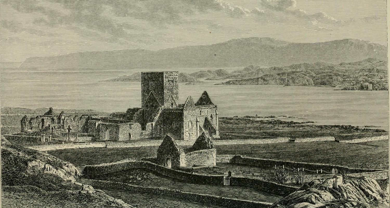 Iona Abbey before its renovation.