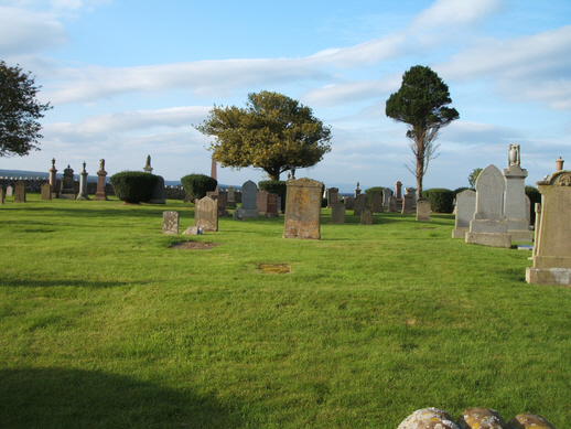 Photo of the graveyard at Brachelie