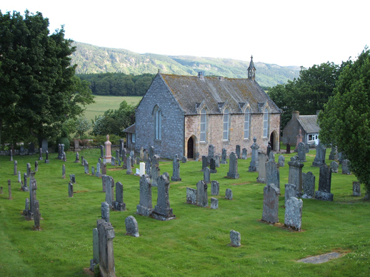 Second Photo of the church at Dores