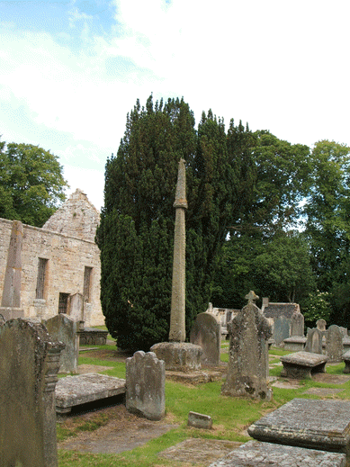 Photo the Market Cross in Duffus churchyard