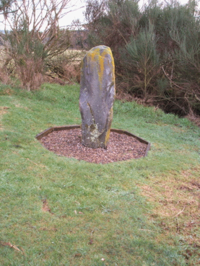 Photo of Standing-stone at Kellas.