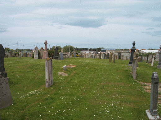 Picture of the interior of Kinneddar churchyard.