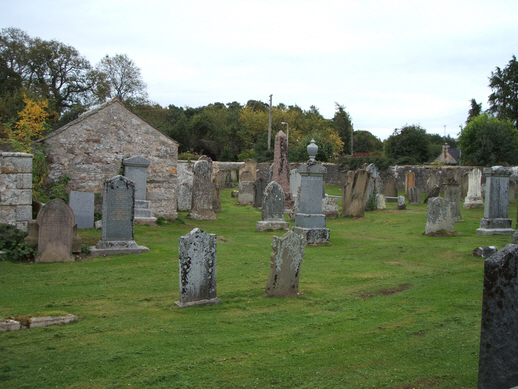 Photograph of the old churchyard at Rafford
