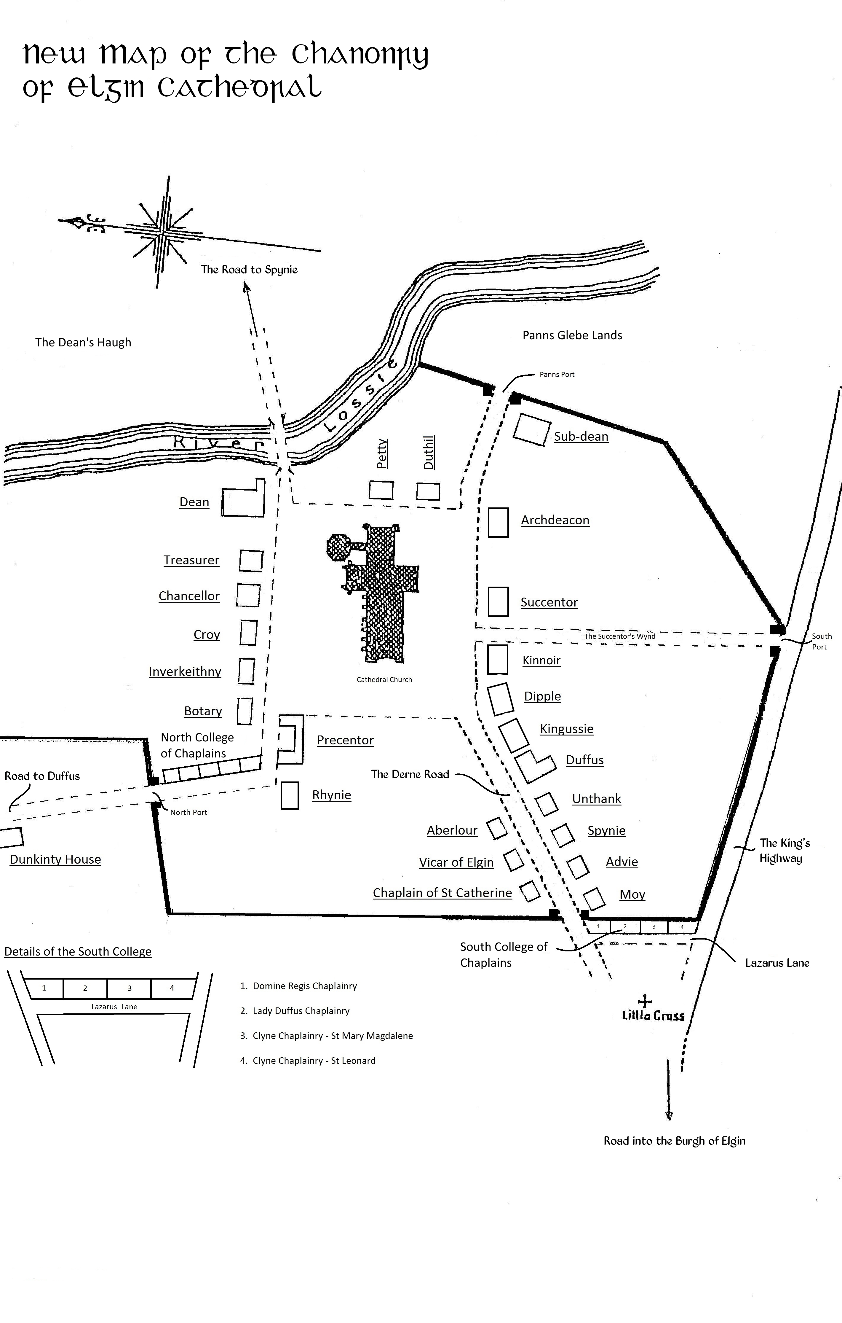 New Map of the Chanonry of Elgin