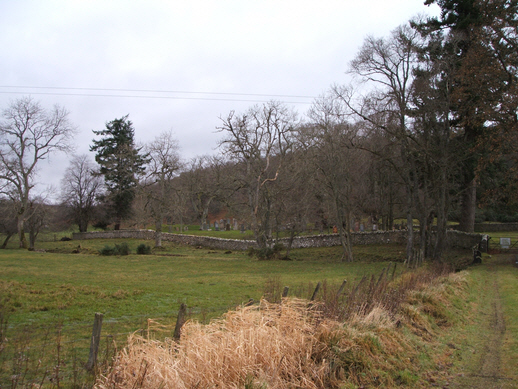 Photo of the graveyard at Conveth