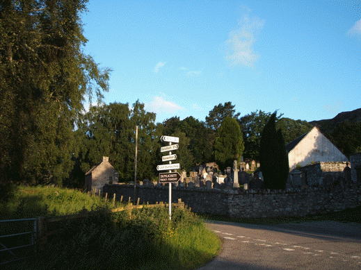 Second Photo of the church at Dunlichty