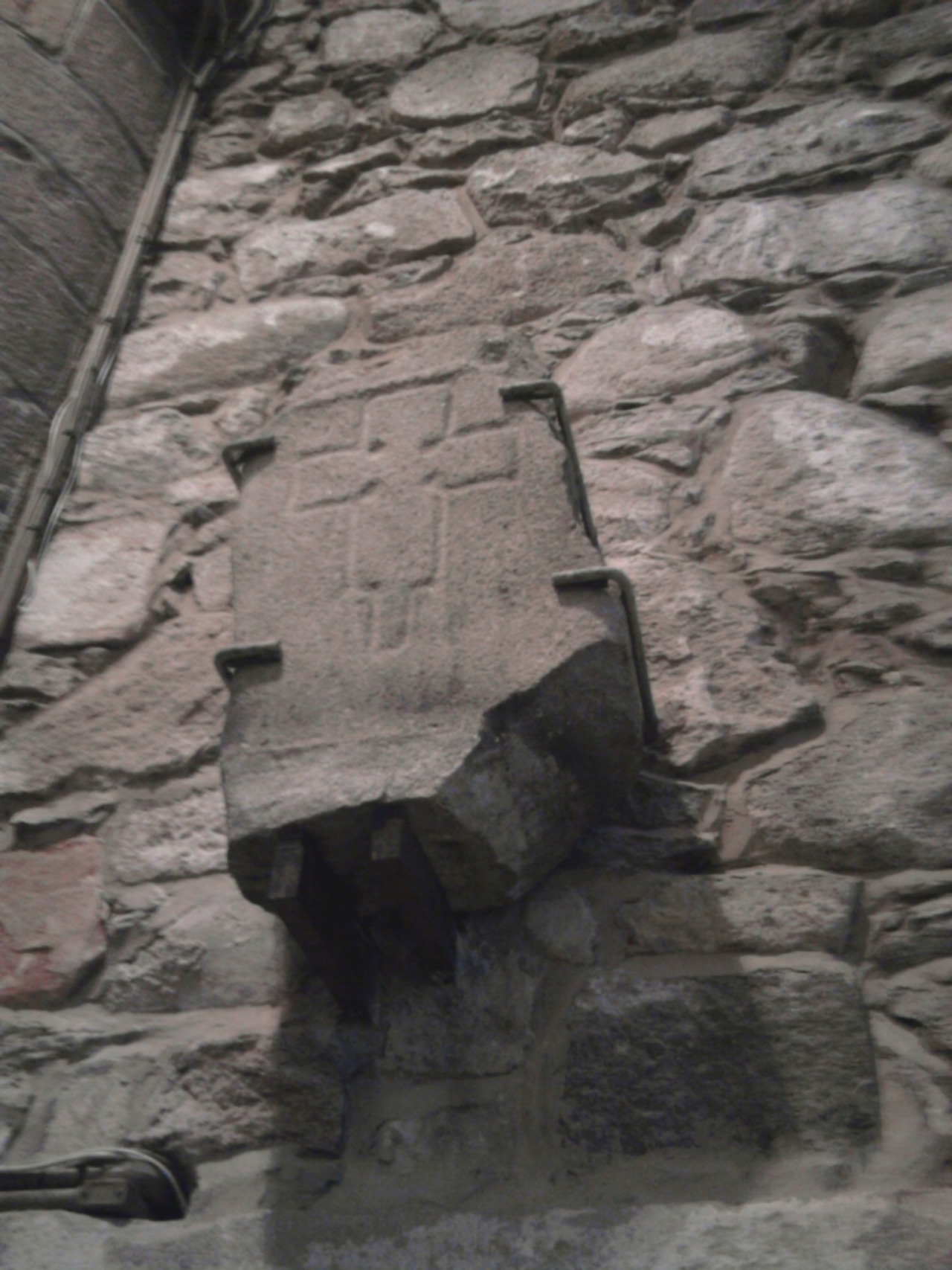 Cross-slab found in the Chanonry of Aberdeen.